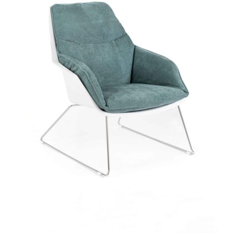 Silla de polipropileno color aguamarina 85 cm x 74 cm x 86 cm