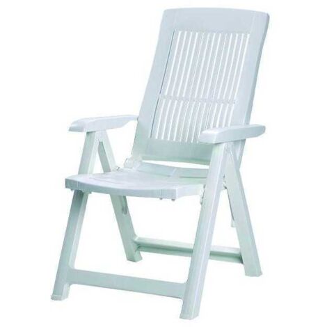 Silla de PP blanca con tapa
