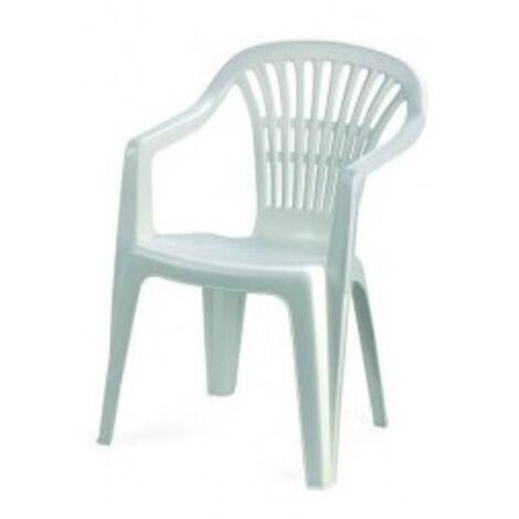 Silla de PP blanca Ralik