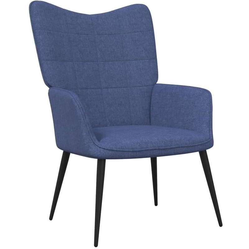 

Silla de relajación de tela azul