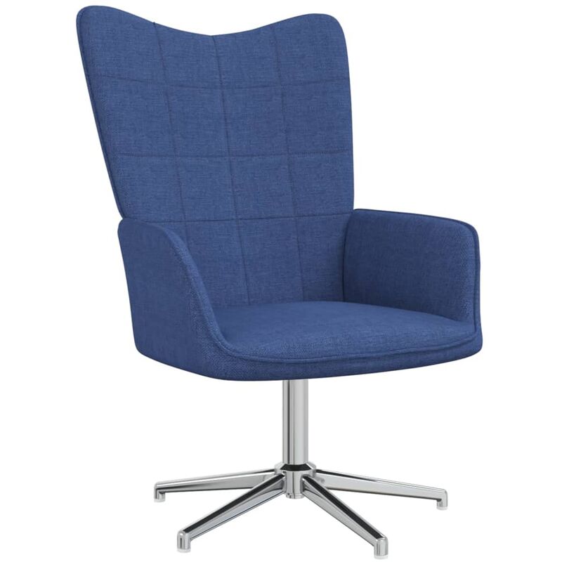

Silla de relajación de tela azul