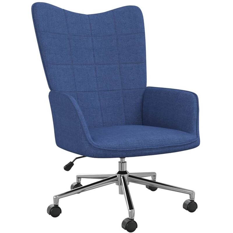 

Silla de relajación de tela azul