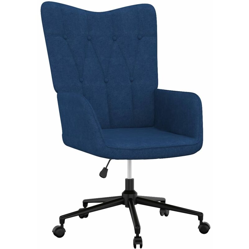 

Silla de relajación de tela azul