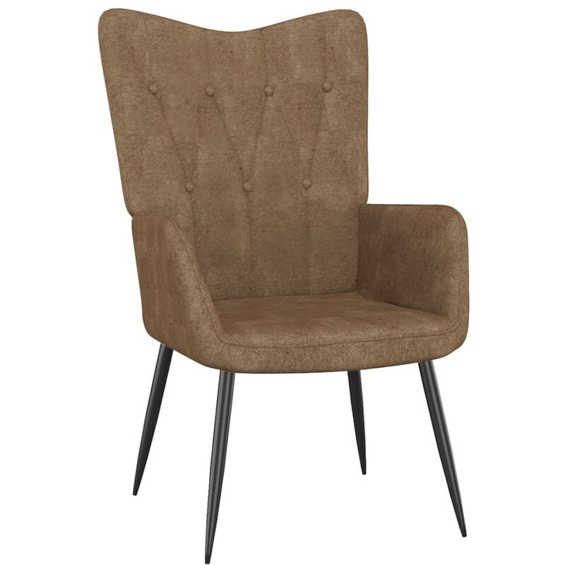 

Silla de relajación de tela gris taupé