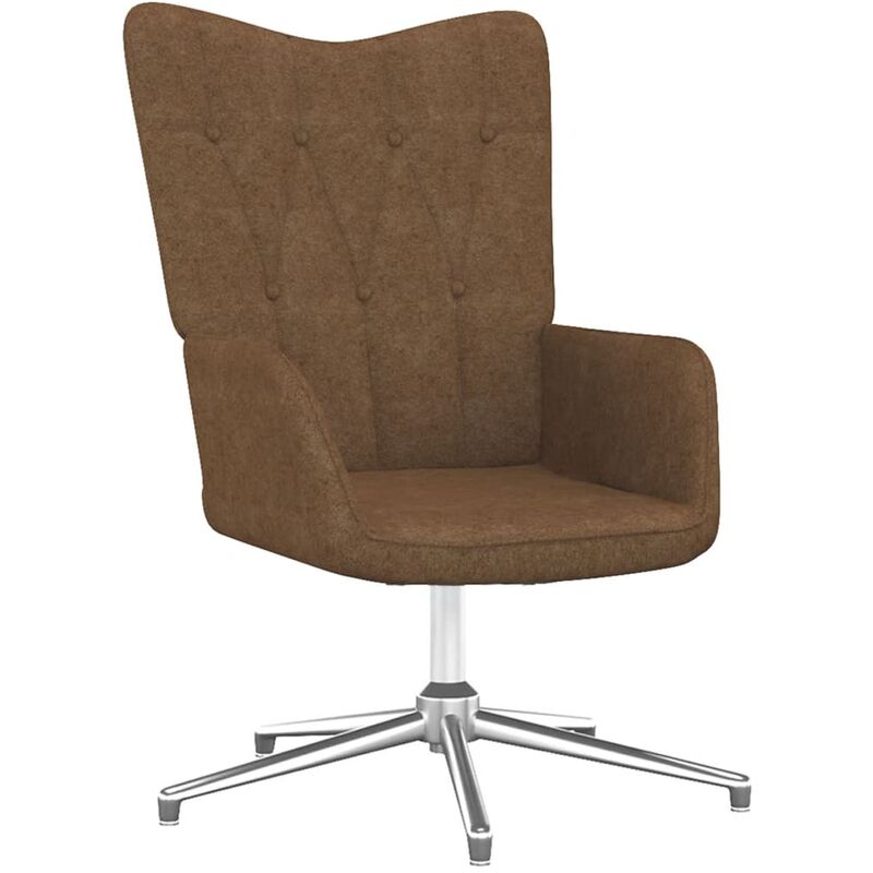 

Silla de relajación de tela gris taupe