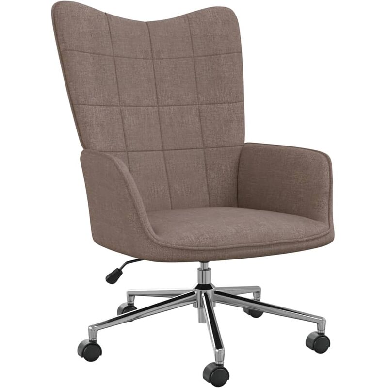 

Silla de relajación de tela gris taupe