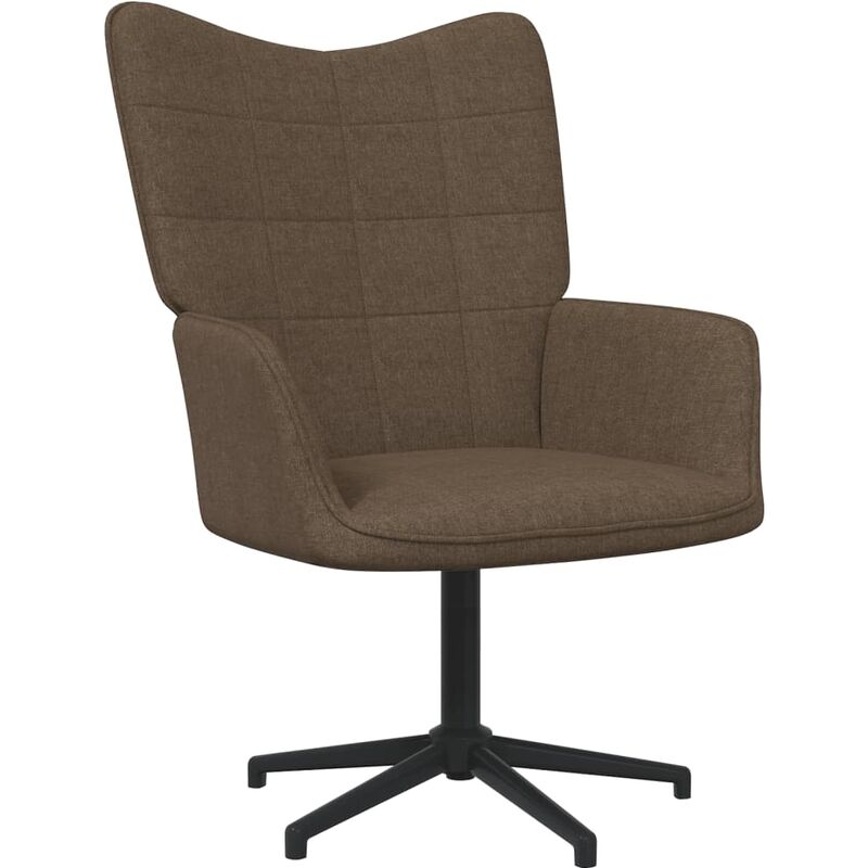 

Silla de relajación de tela marrón