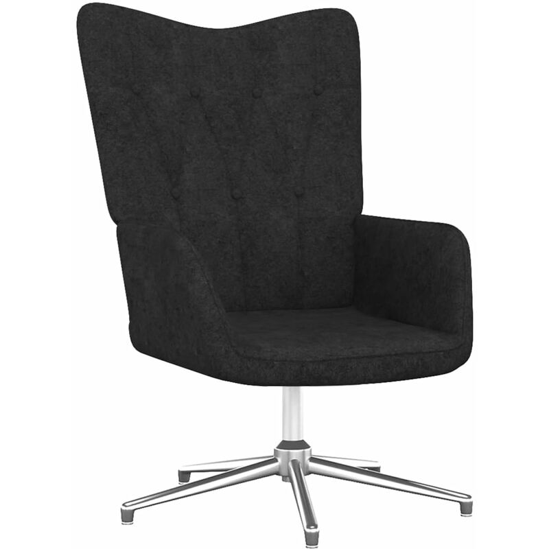 

Silla de relajación de tela negra