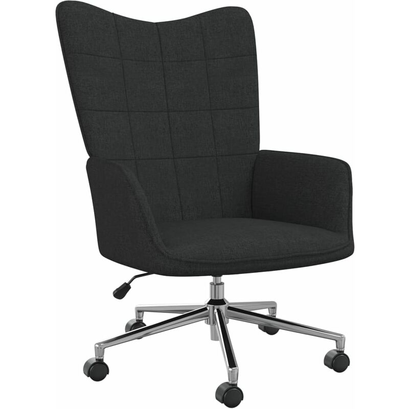 

Silla de relajación de tela negra