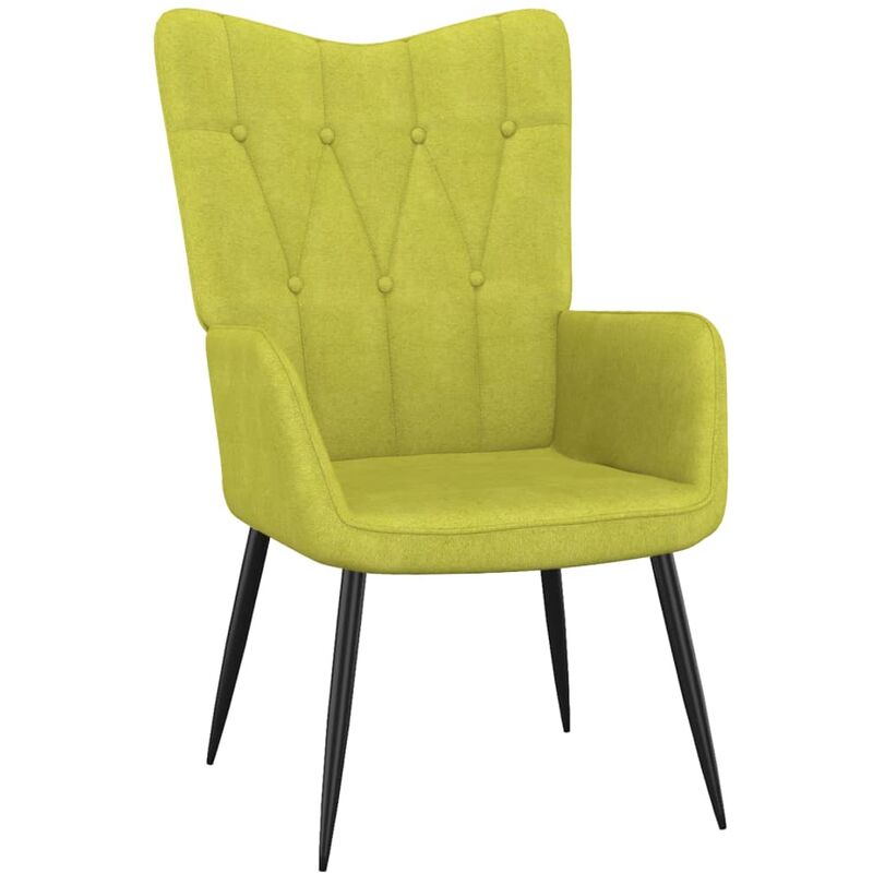 

Silla de relajación de tela verde