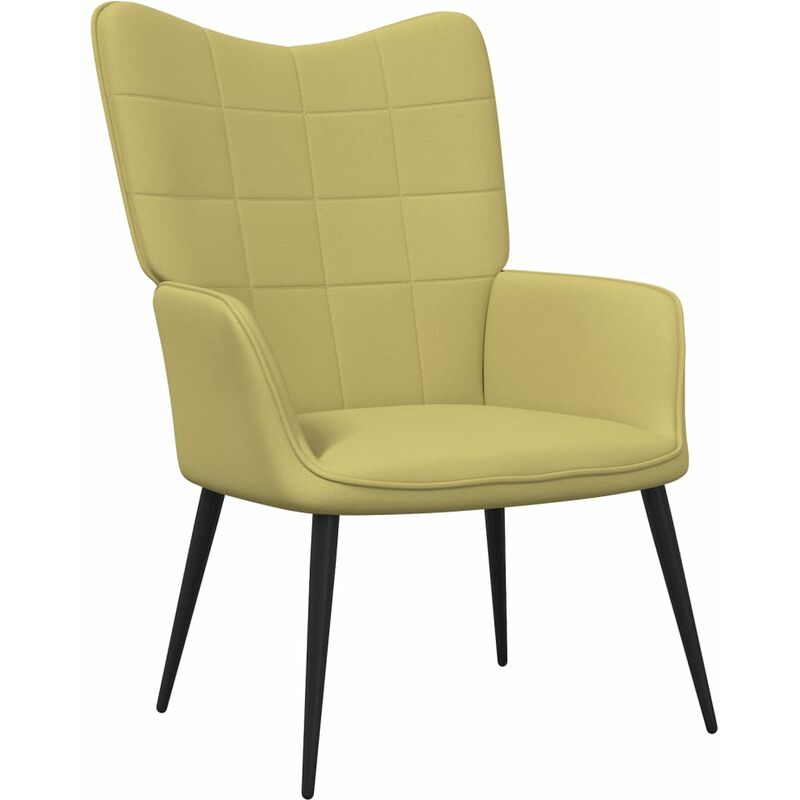 

Silla de relajación de tela verde