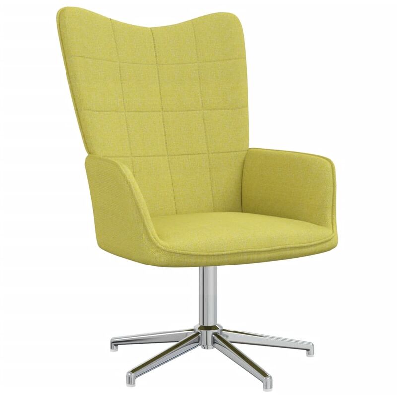 

Silla de relajación de tela verde
