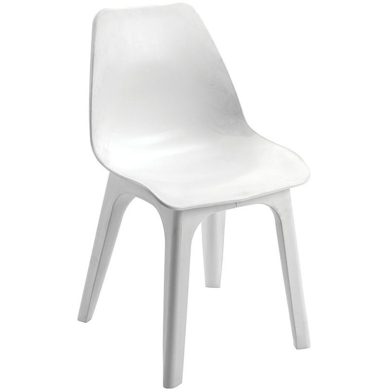 

Silla de Resina Eolo Blanca 45,5x48,5x81cm Progarden