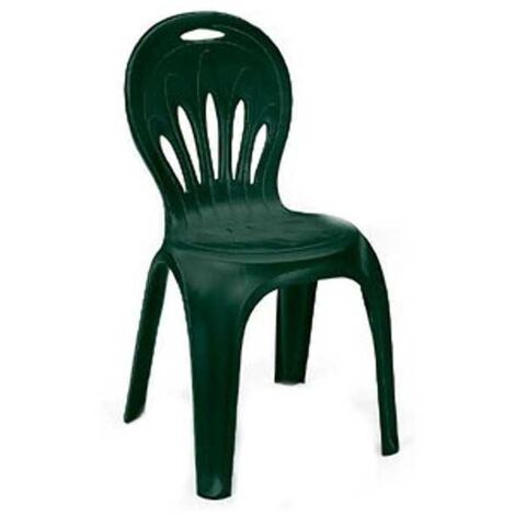 Silla de resina monobloque Estrella de Mar Verde 1189 Scab