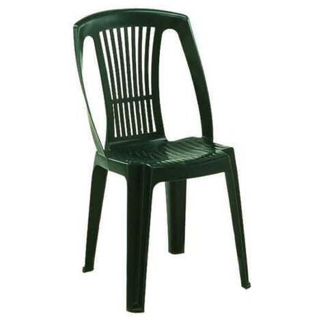 Silla de resina monobloque Stella verde Progarden