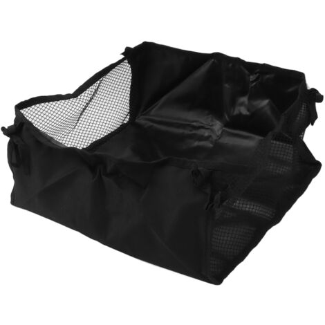 Silla de Ruedas Bajo la Bolsa 600D Oxford Tela Movible Bajo la Cesta del Asiento para Rollator Walker Negro