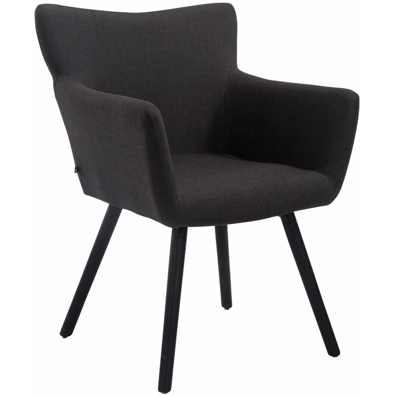 

Silla de salón antwerpen en tela gris oscuro,negro Rogal