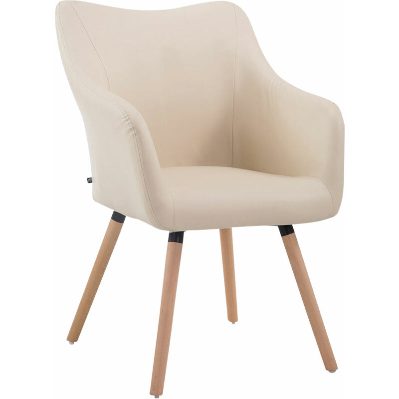 

Rogal - Silla de salón mccoy v2 crema,natural (roble)