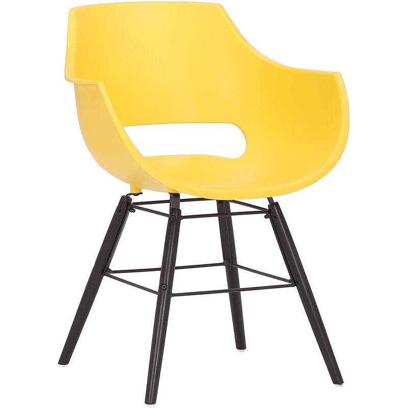 

Silla de salón skien amarillo,negro - Rogal