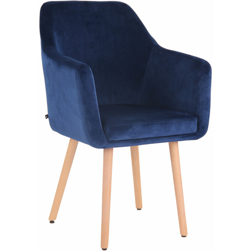 

Silla de salón utrecht en terciopelo azul,natural Rogal