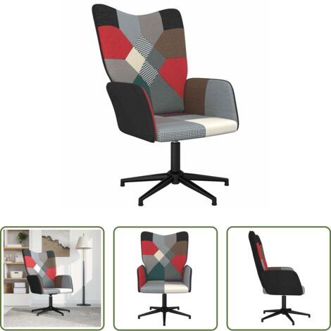 Silla de tela -  Silla de relax de tela patchwork