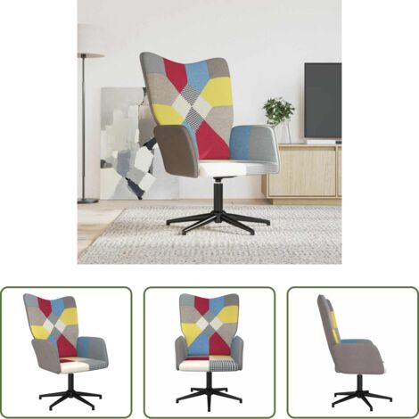 Silla de tela -  Silla de relax de tela patchwork