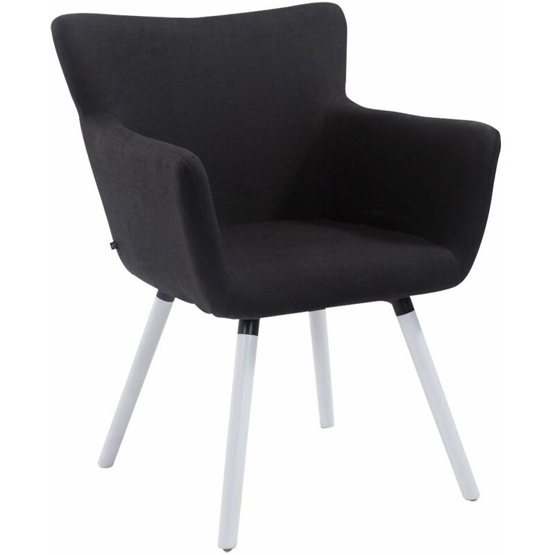 

CLP - Silla De Salón Antwerpen En Tela Negro Blanco (roble)