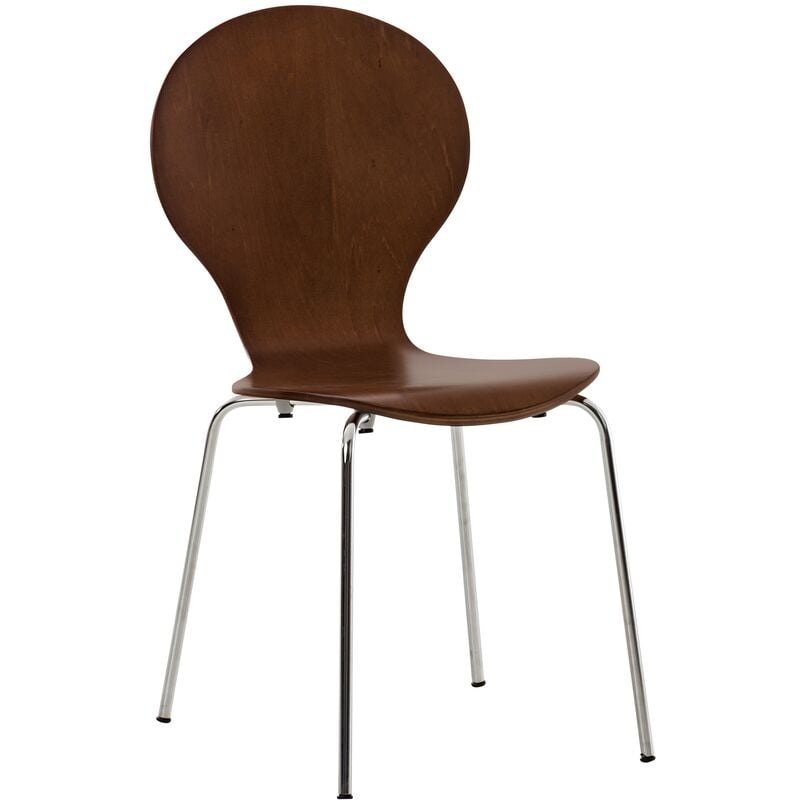 

Silla De Comedor Apilable Diego Marrón