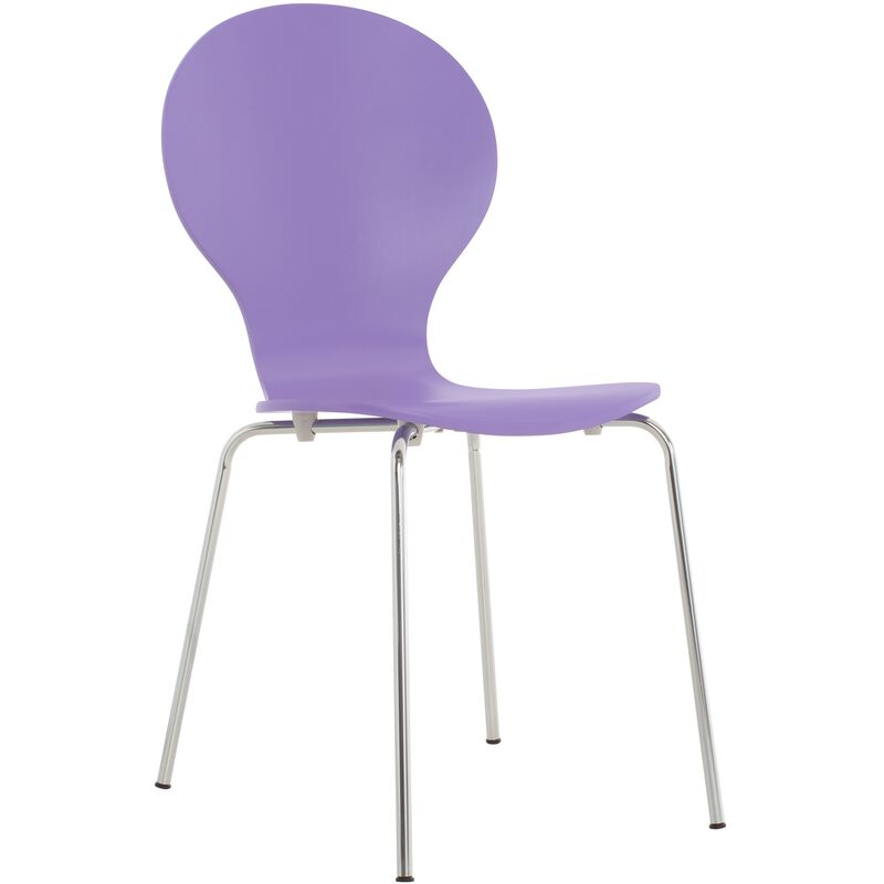 

CLP - Silla De Comedor Apilable Diego Lila