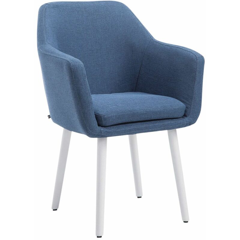 

CLP - Silla De Salón Utrecht En Tela Azul Blanco (roble)