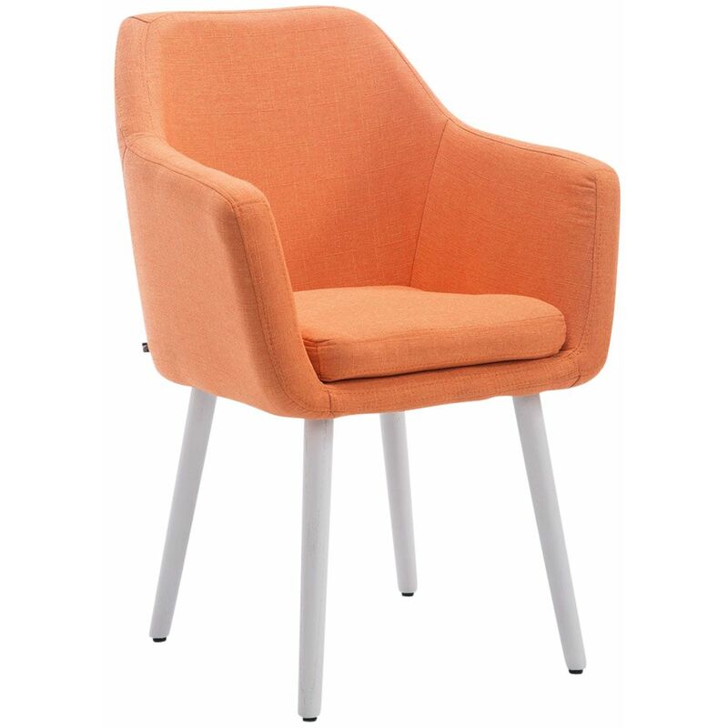 

CLP - Silla De Salón Utrecht En Tela Naranja Blanco (roble)