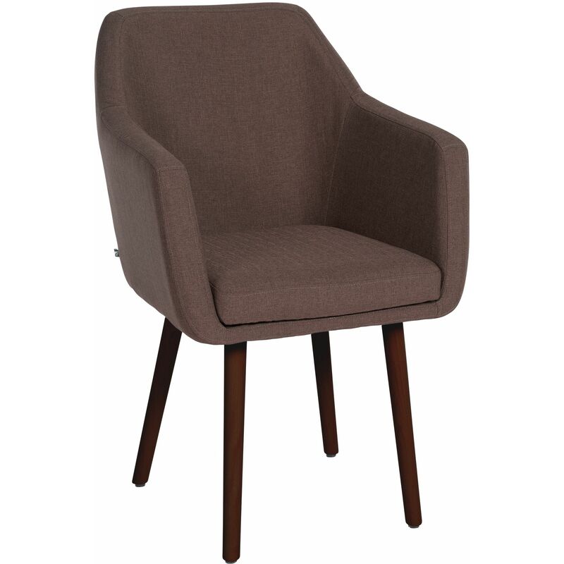 

CLP - Silla De Salón Utrecht En Tela Marrón Nogal (roble)