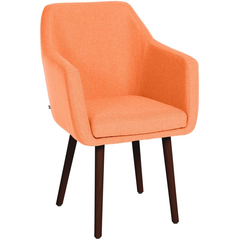 

CLP - Silla De Salón Utrecht En Tela Naranja Nogal (roble)