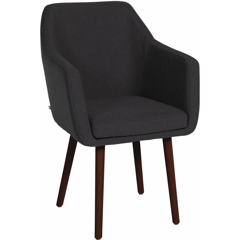 

CLP - Silla De Salón Utrecht En Tela Negro Nogal (roble)