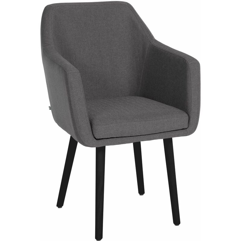 

CLP - Silla De Salón Utrecht En Tela Gris oscuro Negro