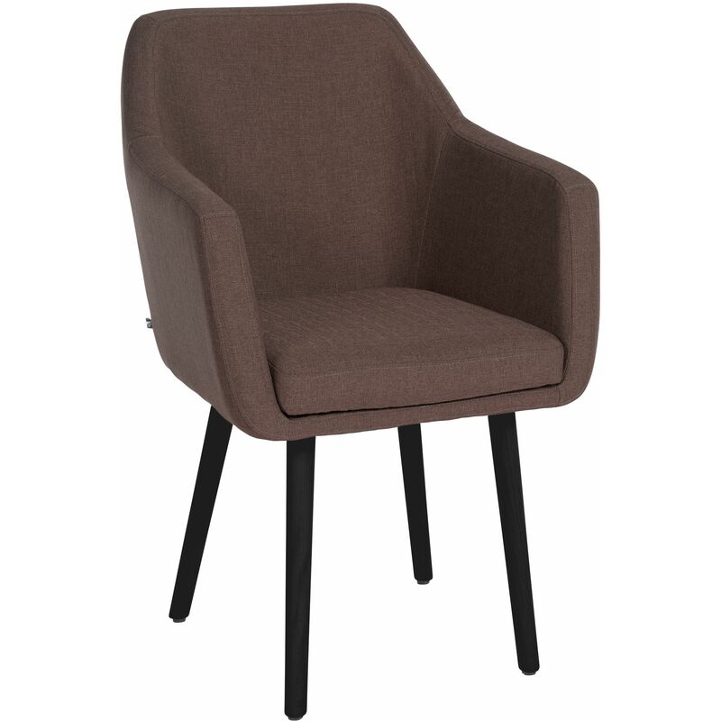 

CLP - Silla De Salón Utrecht En Tela Marrón Negro (roble)