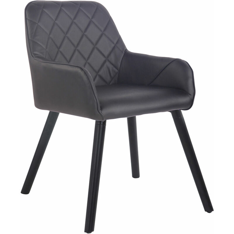 

CLP - Silla De Visita Wellington En Cuero PU Negro Negro