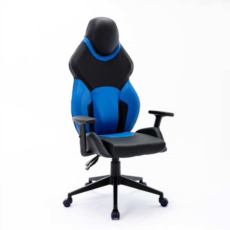 

Silla videojuegos gaming ergonómica polipiel regulable deportiva Portimao Sky