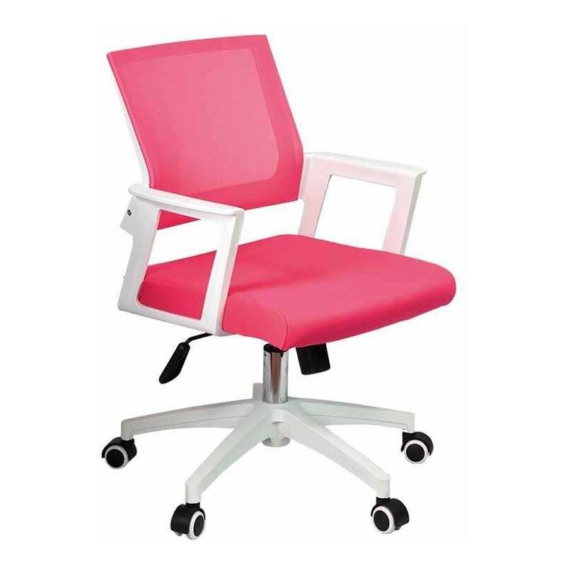 

Silla despacho giratoria elevable 3 colores a elegir 58 cm(ancho) 83/93 cm(altura) 64 cm(fondo) Color ROSA