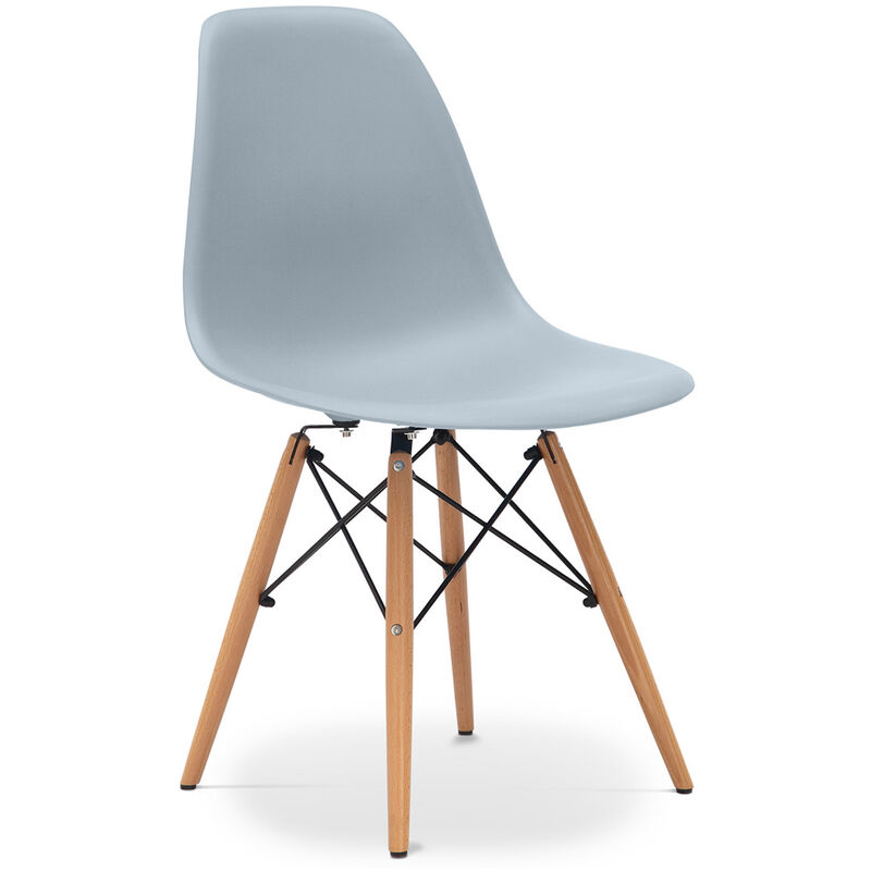 

Silla de comedor James Madera Estilo Escandinavo Diseño Premium - Nueva edición Gris claro