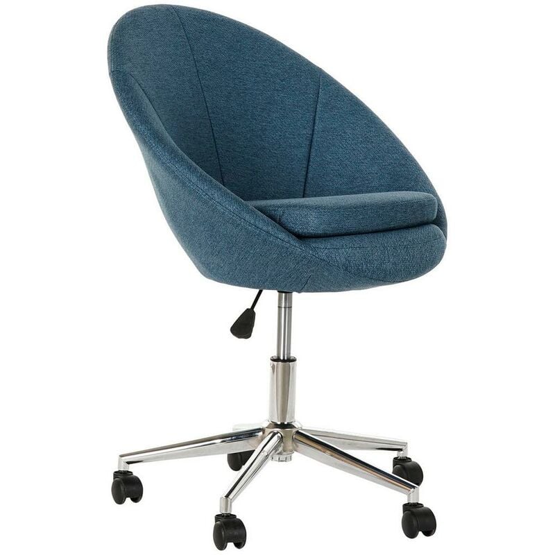 

Silla DKD Home Decor Azul Poliéster Metal (66 x 61 x 89 cm)