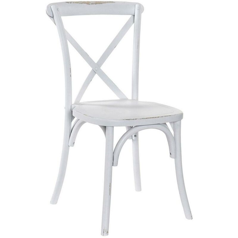 

Silla DKD Home Decor Blanco Madera Abedul (50 x 45 x 89 cm)