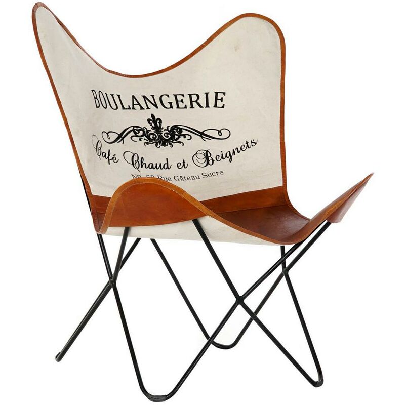 

Silla DKD Home Decor Boulangerie Marrón Metal (71 x 76 x 84 cm)