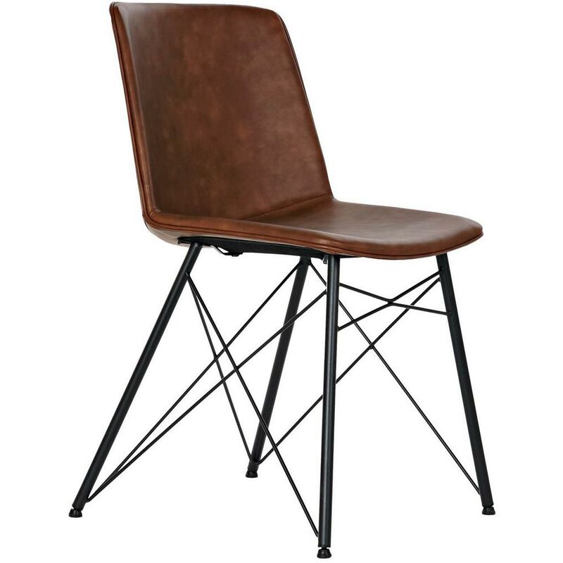 

Silla DKD Home Decor Marrón Poliuretano Metal (47 x 53 x 81 cm)
