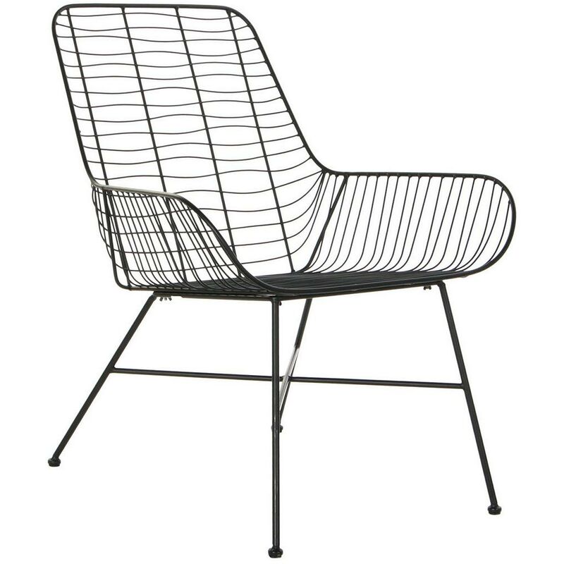 

Silla DKD Home Decor Negro Metal (64 x 64 x 79 cm)