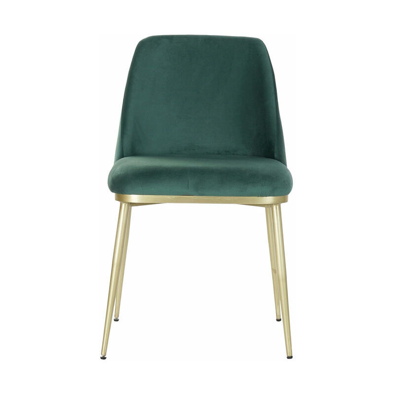 

Silla DKD Home Decor Verde Poliéster Hierro Dorado (48 x 48 x 82 cm)