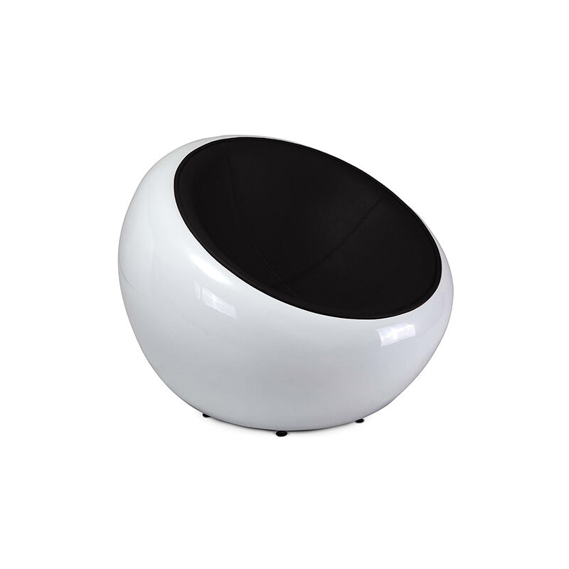 

Silla Egg Poco - Cuero de Imitación Negro