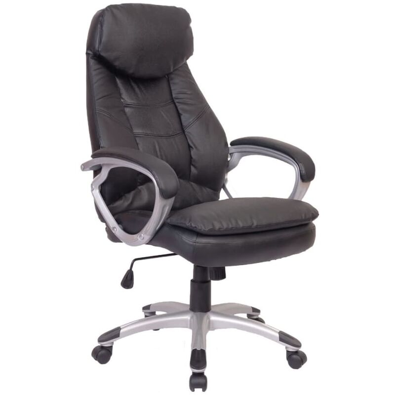 

Vidaxl - Silla Ejecutiva Cuero Silla De Oficina - Negro