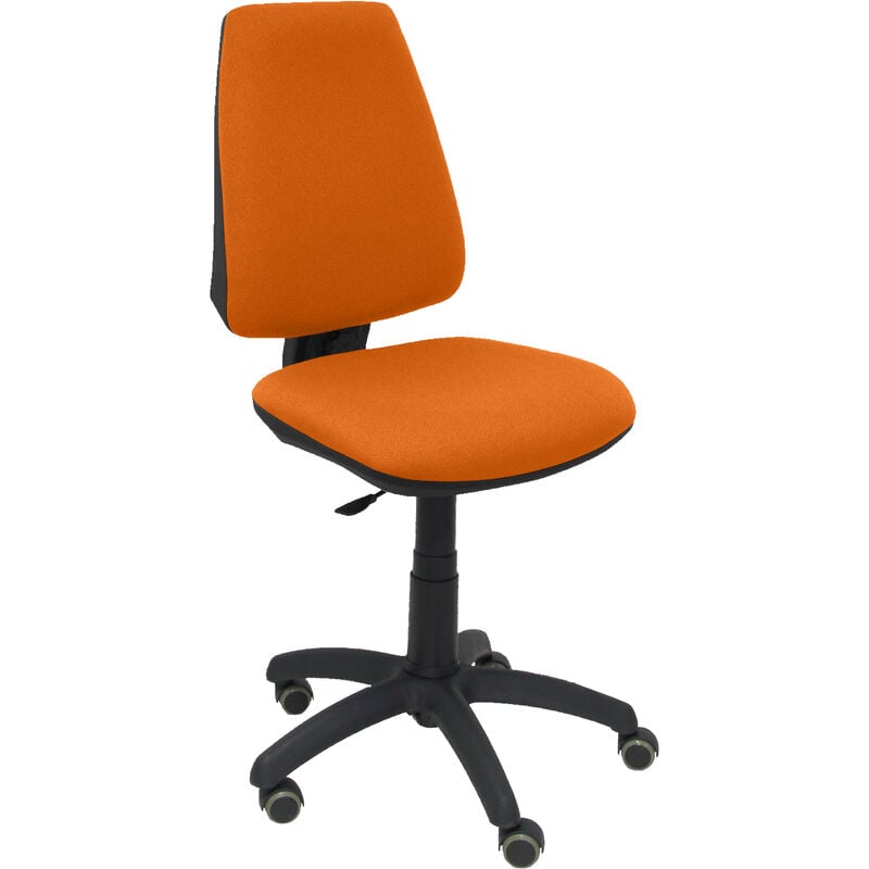 

Silla Elche CP bali naranja ruedas de parquet