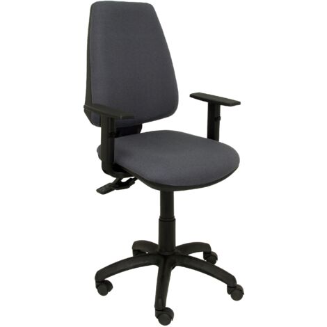 Silla Elche S bali color gris oscuro brazos regulables